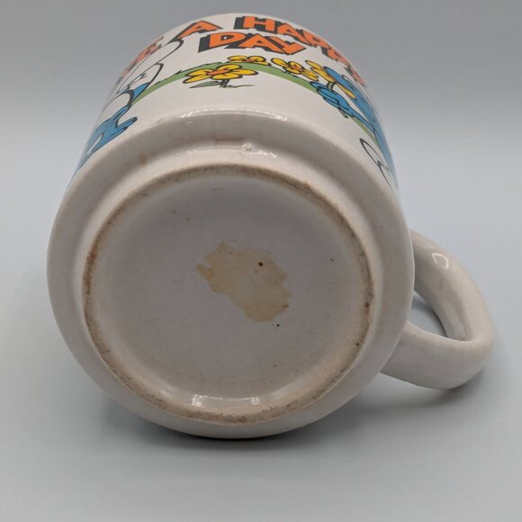 Vintage 1981 Smurf "Have a Happy Day!" Mug - Picture 6 of 7